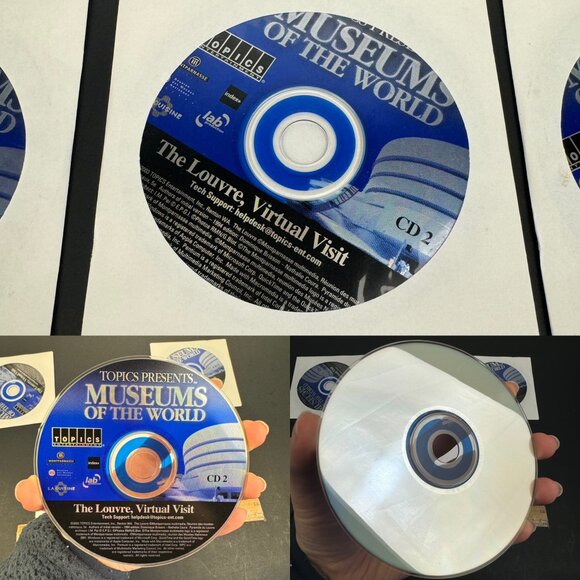 5 Vtg 2003 Topic Presents Museums of the World Virtual Visit Comp PC CD rom READ - Picture 7 of 7